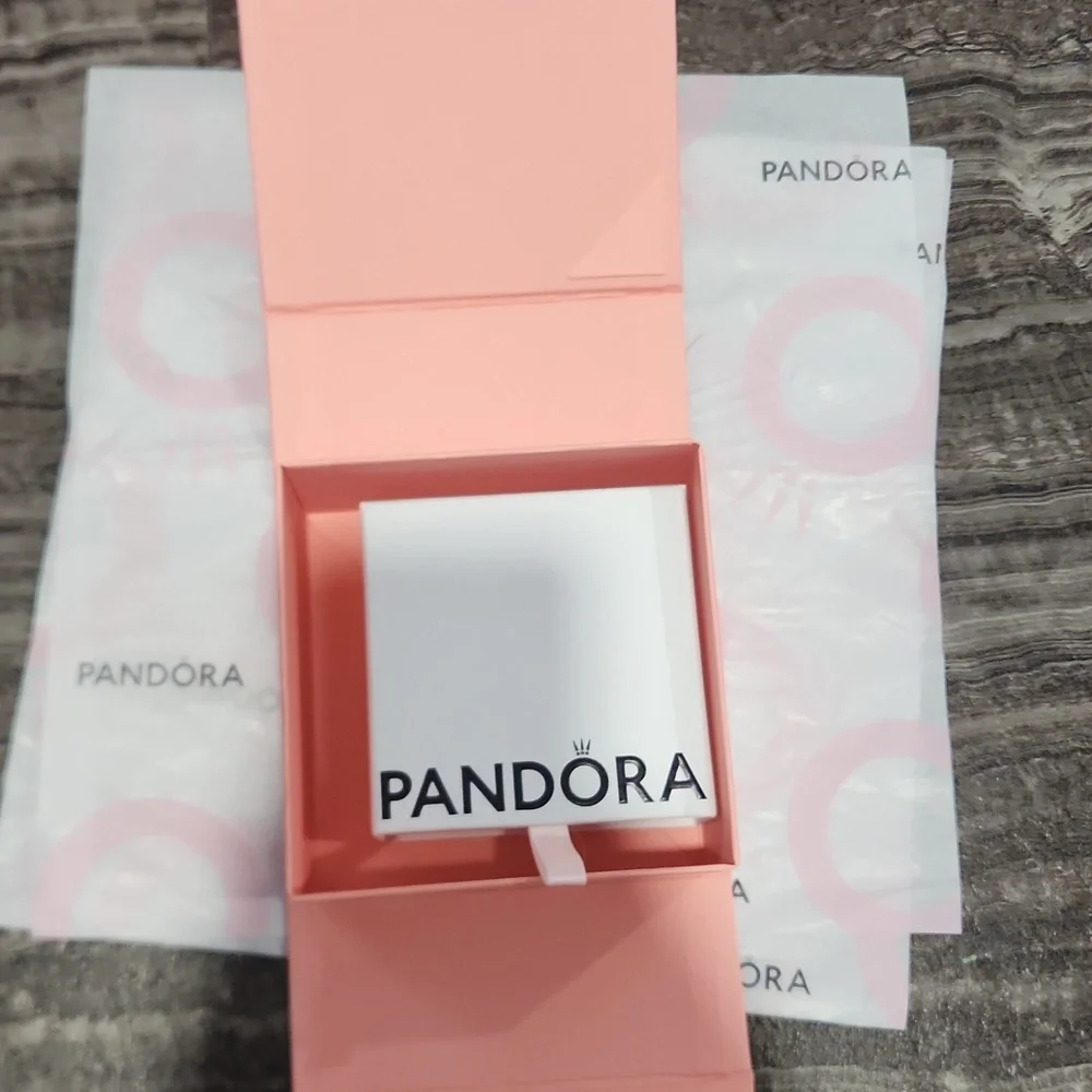 Pandora gift packaging 2 bags, 3 boxes, tissue